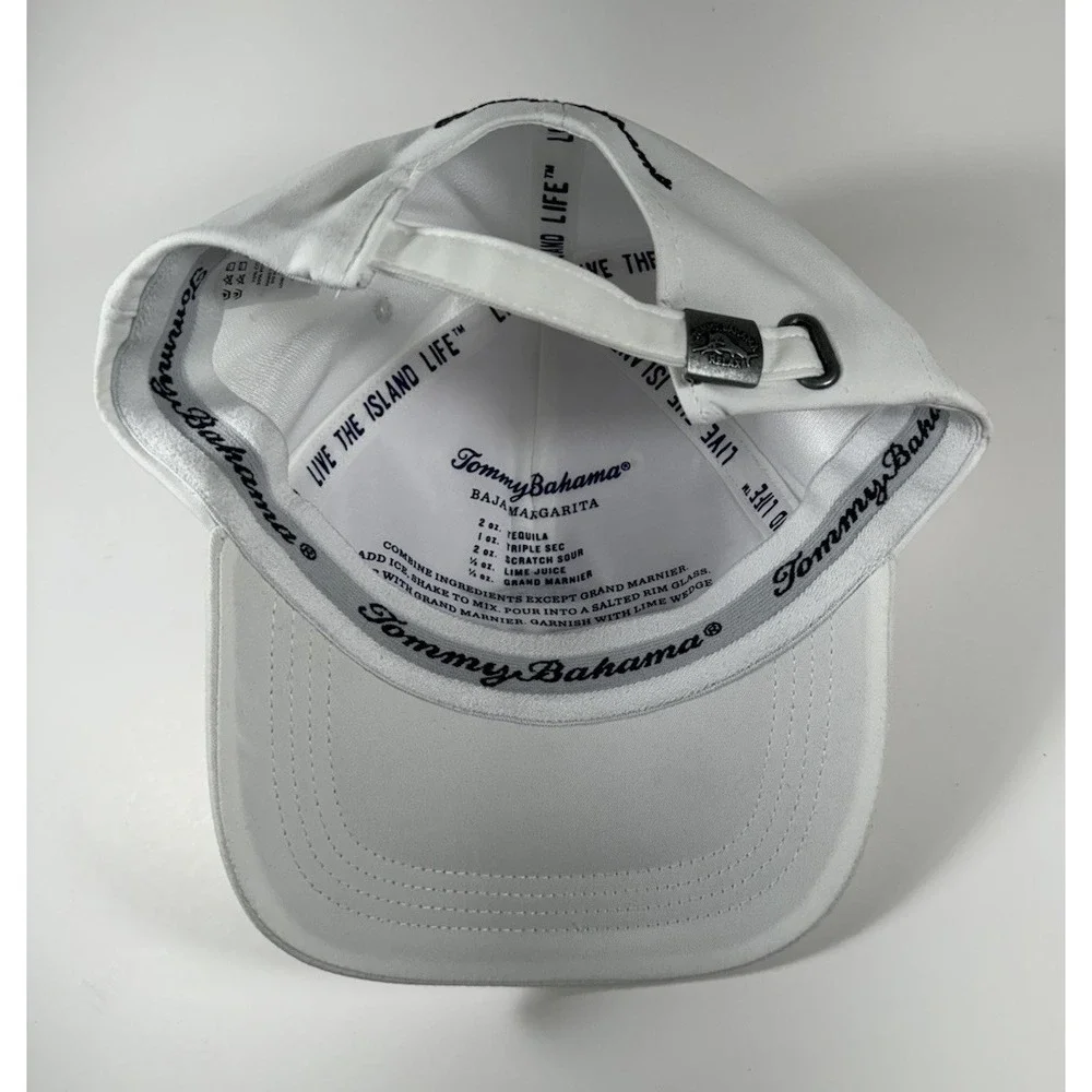 TOMMY BAHAMA "TIP YOUR CAP" MARLIN LOGO‎ BASEBALL Hat Cap White Men's *NEW* - Picture 7 of 7